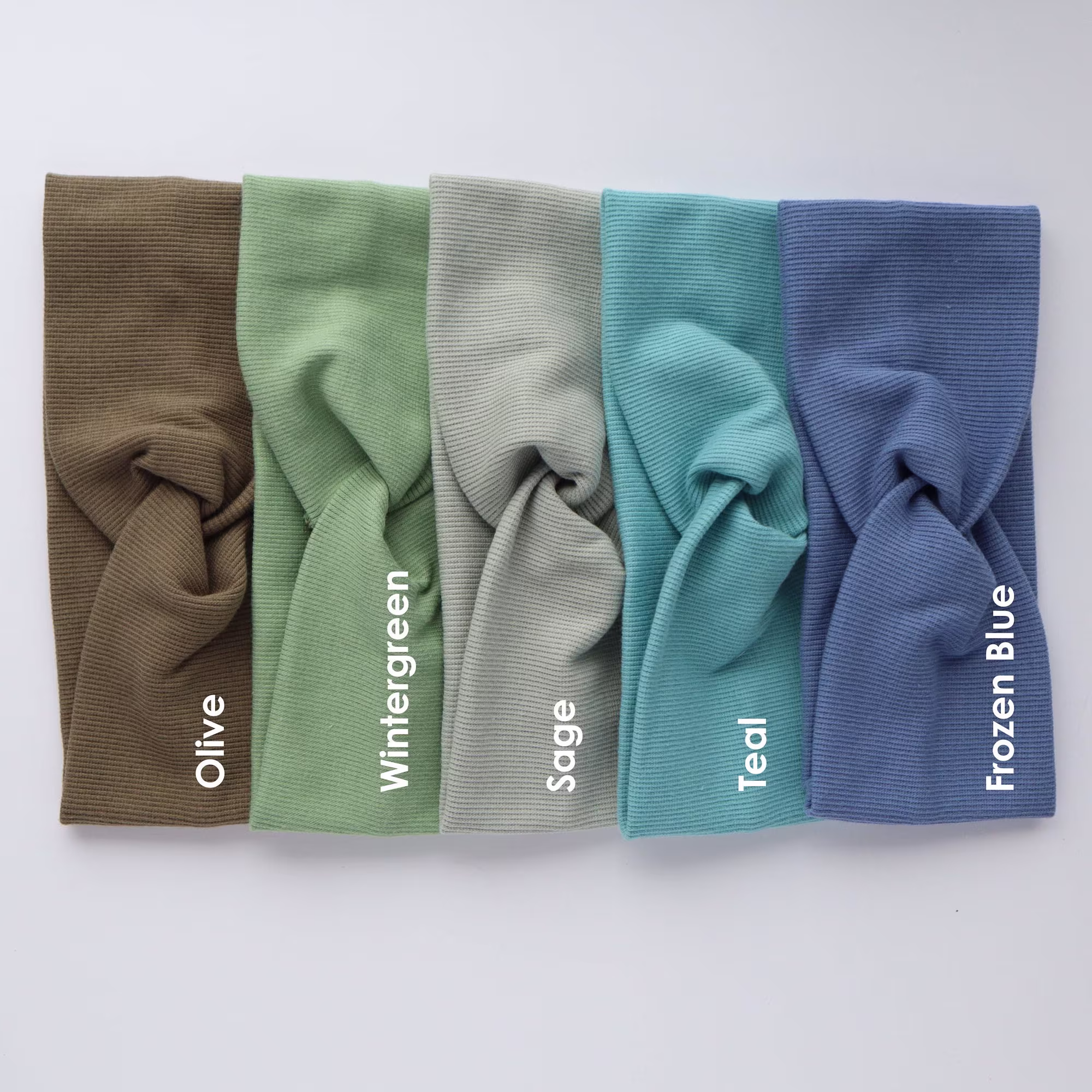 Organic Cotton Headband/Bandeau En Biologique - Twist Headband Nurse Workout Bandeaux