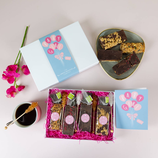 'Baby Girl' Vegan Afternoon Tea For Four Gift