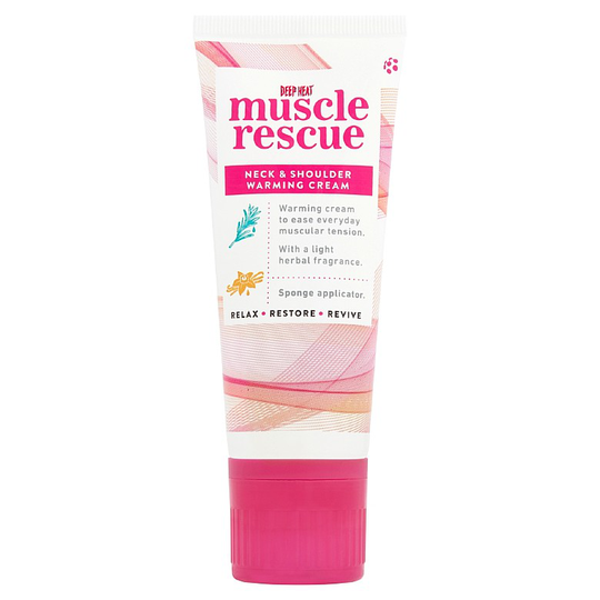 Deep Heat Muscle Rescue Neck & Shoulder Cream 50G
