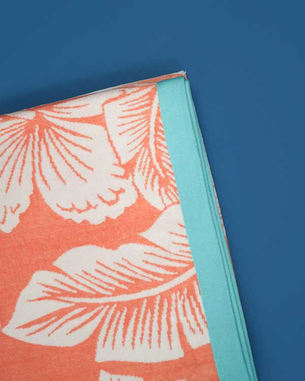 Beach/Bath Towel - Tropical Print Kahalaopuna Pink