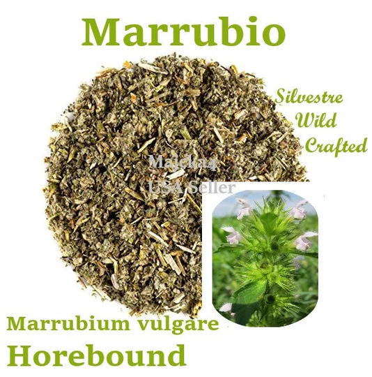 Marrubio 4 Oz Hierbas Amarga Horehound Marrubium Vulgare Loose Tea Bitter Herb
