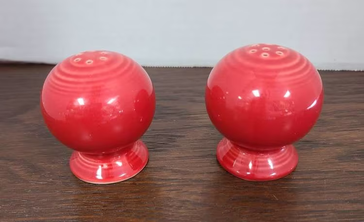 Fiesta Red Salt & Pepper Shakers