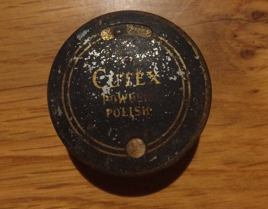 Vintage Cutex Powder Polish Tin