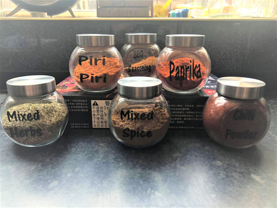 Spices Label Set