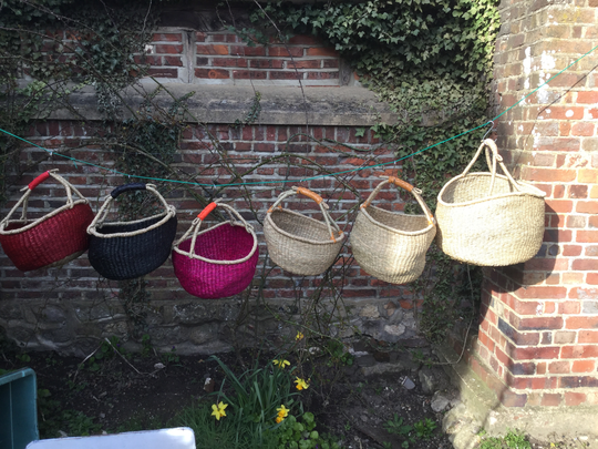 Collapsible Seagrass Basket - Storage Basket - Planter