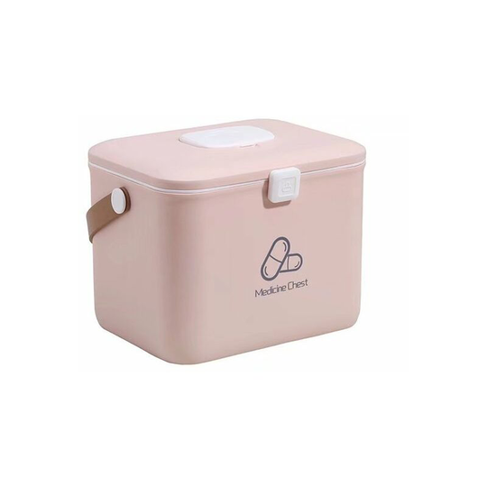 Perle Raregb - Medicine Box Cleaning Medicines Storage Box First Aid Medical Kit for Kids Family Pack Storage Box For Large Capacity Portable