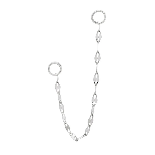 Buddha Jewelry Organics - Tile Chain White Gold