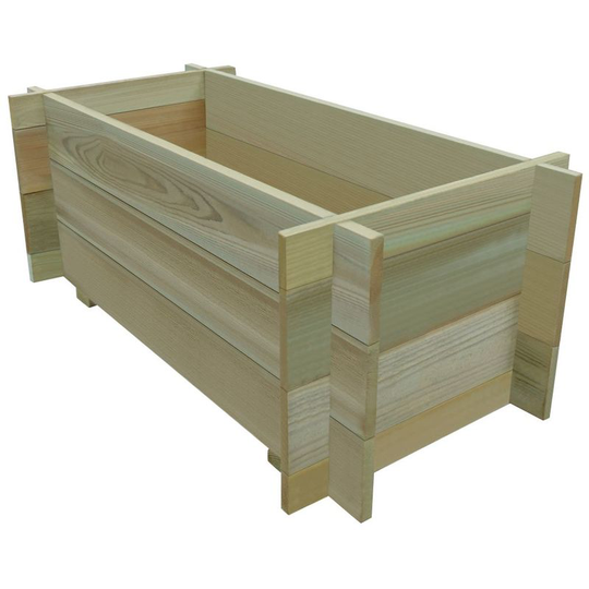 Hommoo - Garden Raised Vegetable Bed fsc Impregnated Pinewood 80 cm VD27698