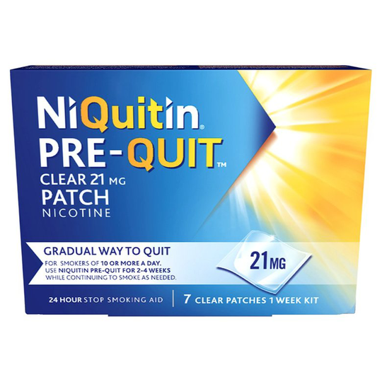 Niquitin Prequit Clear 21Mg Patch 7 Patches