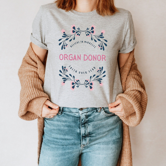 Organ Donor T-Shirt, Gift, Donation Tee, Transplant Awareness, Anniversary