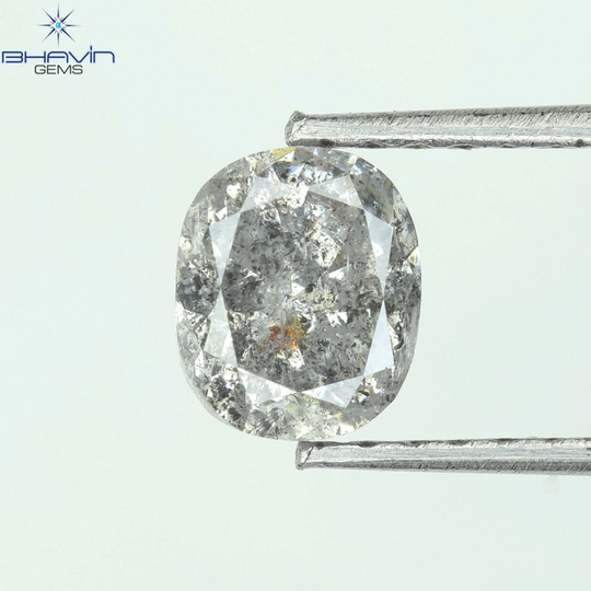 0.71 Ct, Oval Diamond, Natural Loose Cut, Salt & Pepper Color, Gifts, Jewelry, Diamond Ring, Rings, N6-174