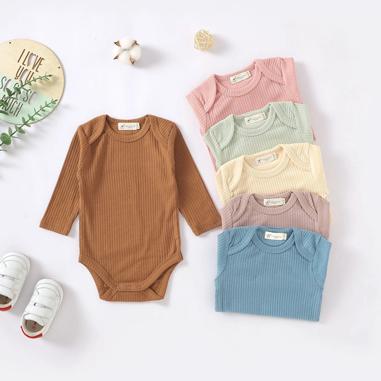 Tiny Alpaca | Organic Natural Cotton Baby Bodysuit 0-2 Years Gender Neutral Ribbed Baby Shower Gift