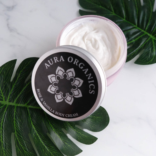 Organic Rose And Vanilla Body Cream