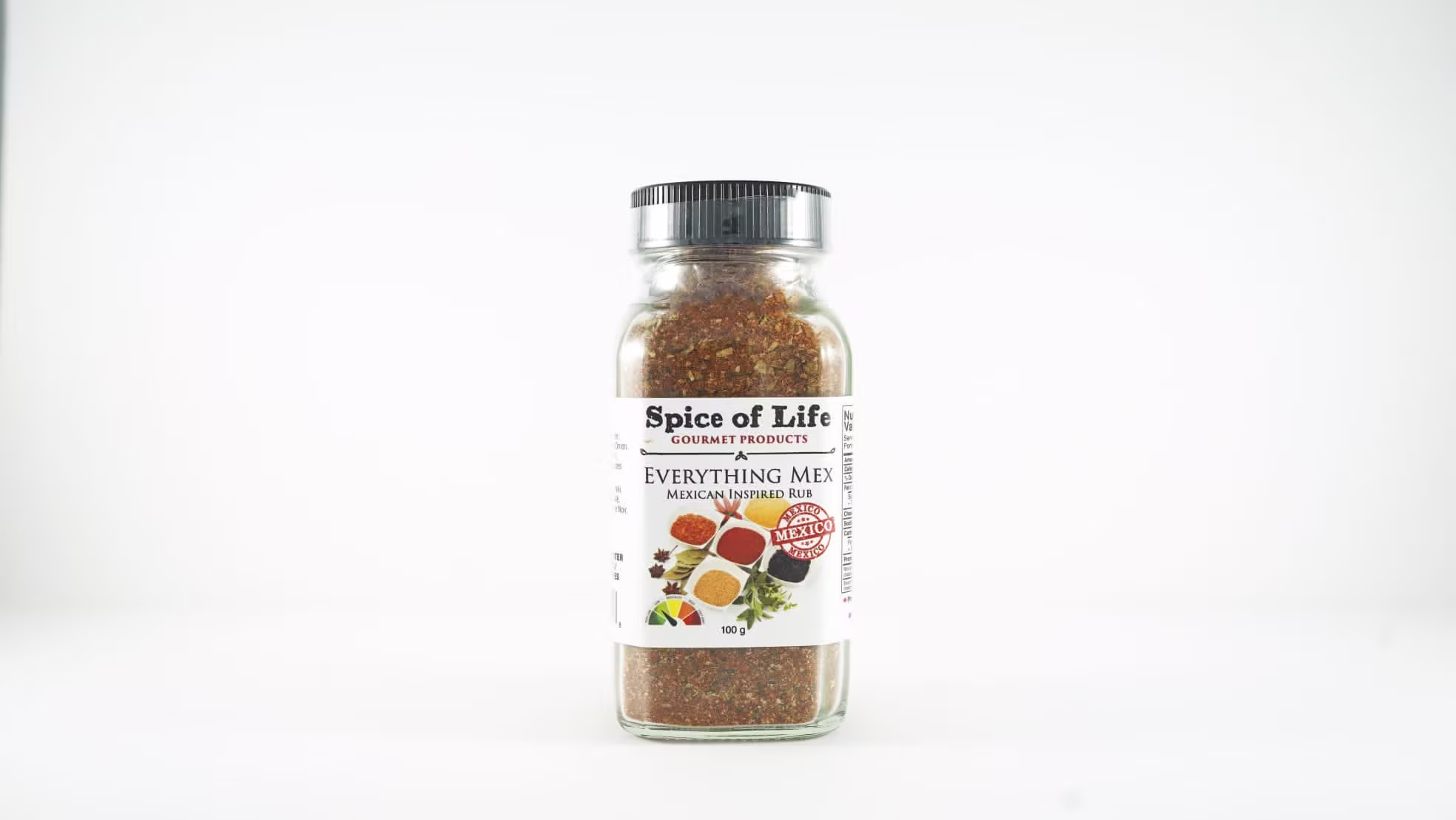Everything Mex Dry Rub, Mexican Seasoning, Tacos, Nachos, Quesadillas, Pairs With Vegetables, French Fries, Meat, Enhanced Flavours