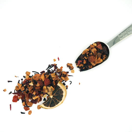 Tropical Twist Fruity Loose Leaf Tea Blend Refreshing With Dried Fruit Pieces Apple