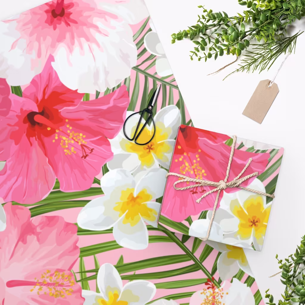 Tropical - Wrapping Paper, 24" × 36