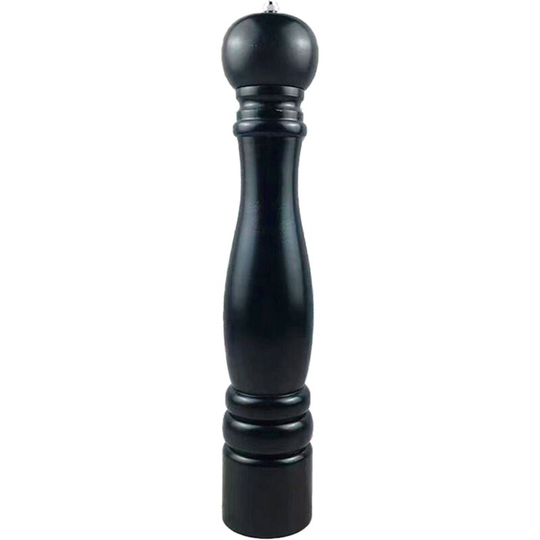 Pepper grinder wooden stainless steel core manual freshly ground black sesame sea salt grain grinding 16 inch black