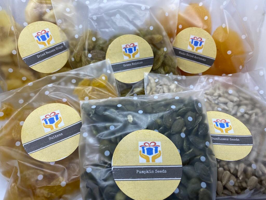 Healthy Fruit & Seed Snack Selection Letterbox Gift Any Occasion, Birthday Present, Father's Day Or Just To - Free UK Postage 300G