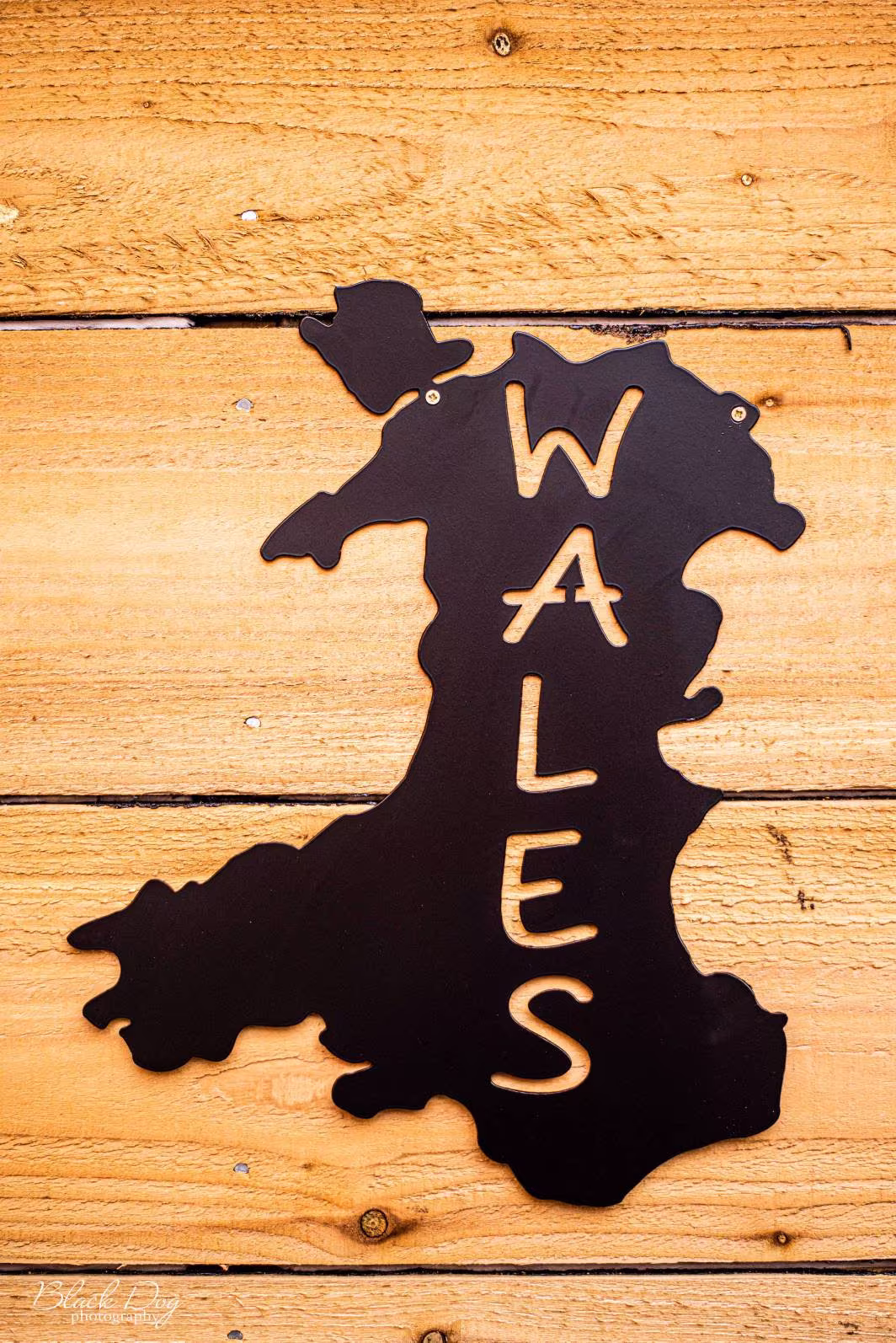 Wales Map Sign Powder Coated Black, Map, Cymru Sign, Wall Art, Welsh Gift