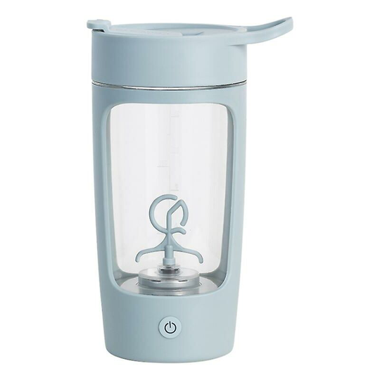 650ml Intelligent Automatic Mixing Cup Protein Powder Meal Replacement Sports Portable Water Bottle 12.1*9*19.6cm Blue