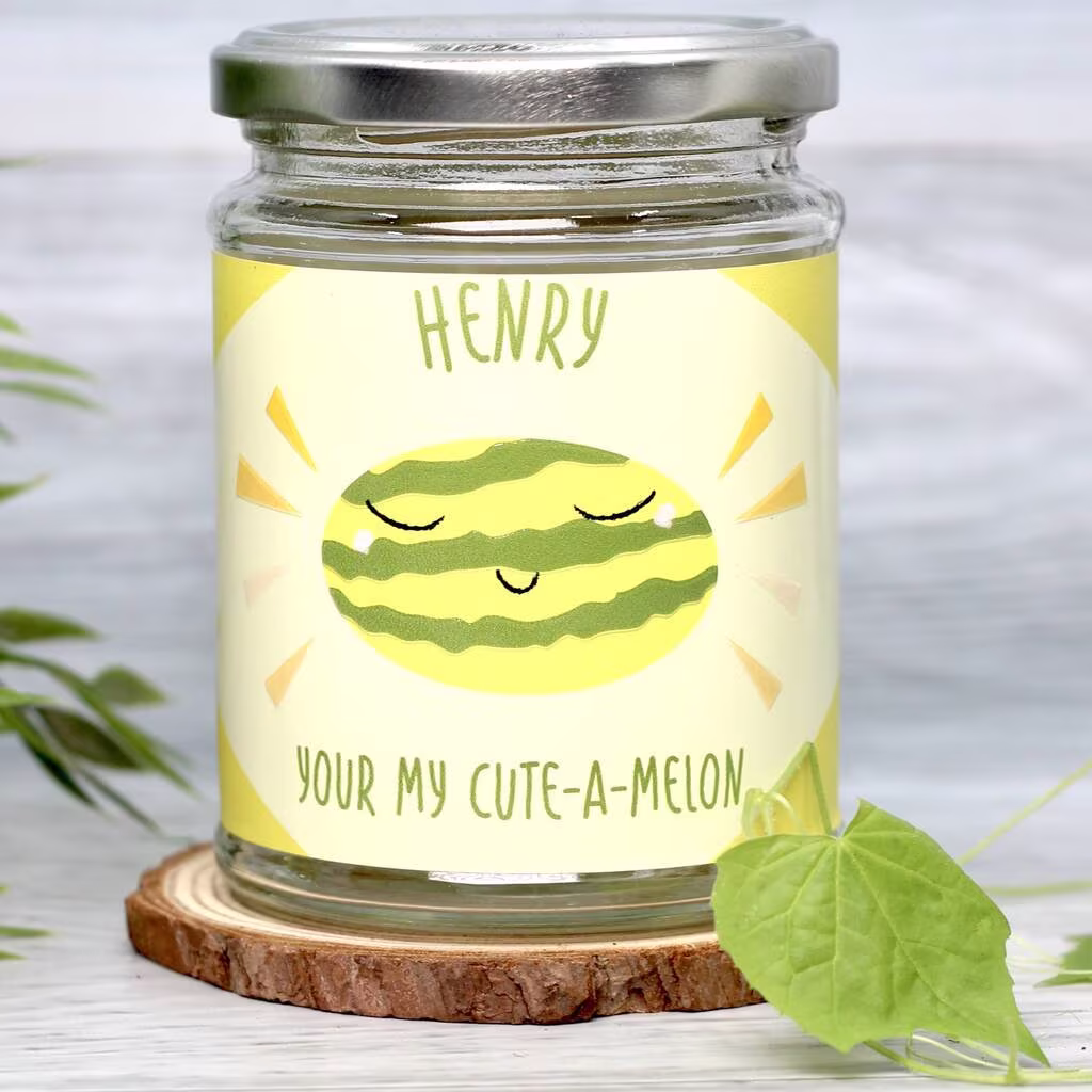 Personalised Mini Melon Jar Grow Kit