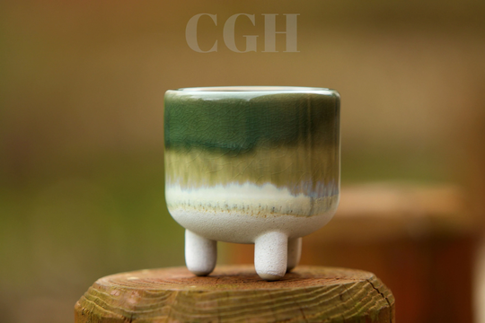 Mini Green Mojave Glaze Planter, Sass & Belle, Plant Pot Cactus Bohemian Home
