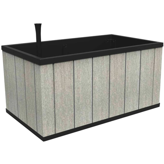 Keter - Garden Planter Sequoia Medium Grey pp 240929 Grey