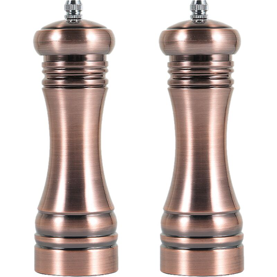 Electroplating stainless steel pepper grinding bottle manual pepper mill kitchen pepper seasoning bottle