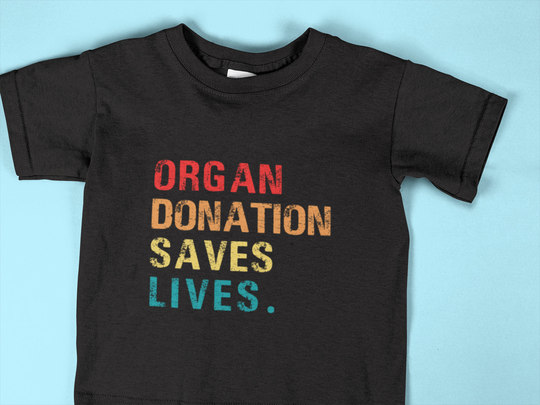 Organ Donation Saves Lives Kids T-Shirt, Youth Soft Style Awareness Tee, Transplant Childs Shirt