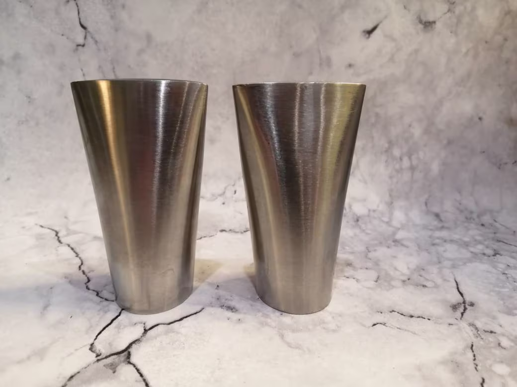 Art Deco Metal Salt & Pepper Pots