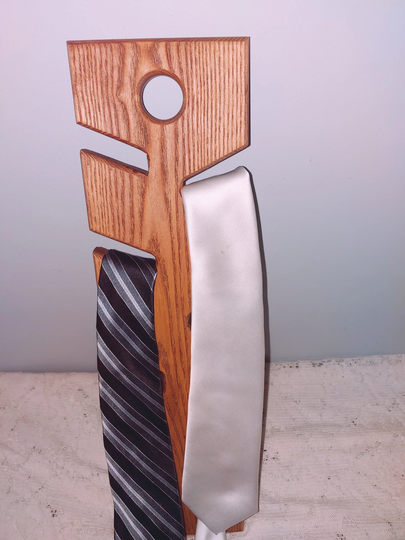 Unique Tie Or Scarf Holder | Gift For Him Her Handmade in Maine Usa Closet Organizer Accessory Organize
