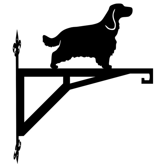 Cocker Spaniel Standing Modern Contemporary Hanging Bracket