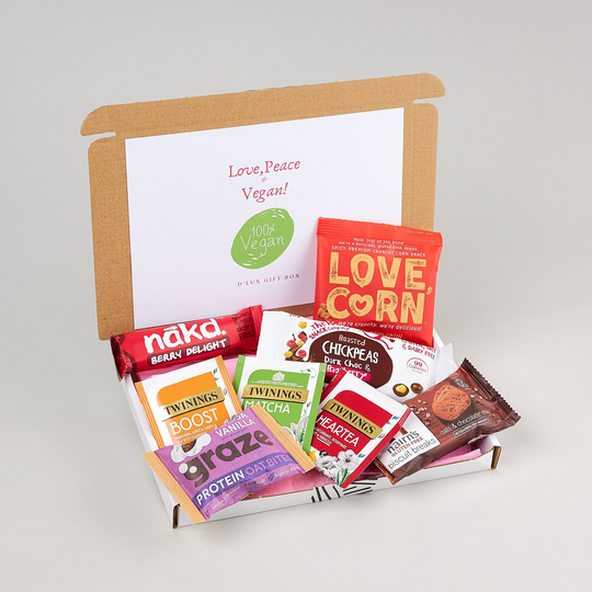 Simply Vegan Snack Box, Lockdown Healthy Care Package, College Student, Great Package For Vegan, Gift