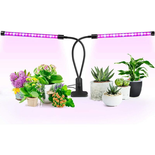 Led Grow Light with Delay Function 3 Modes 9 Brightness 360° Dimmable Adjustable Plant Light for Indoor Plants Hydroponics Gardening Greenhouse (20W