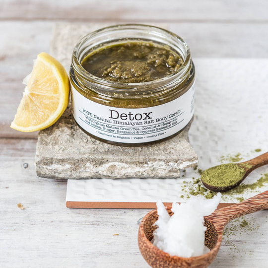Detox Vegan Organic Himalayan Salt Body Scrub