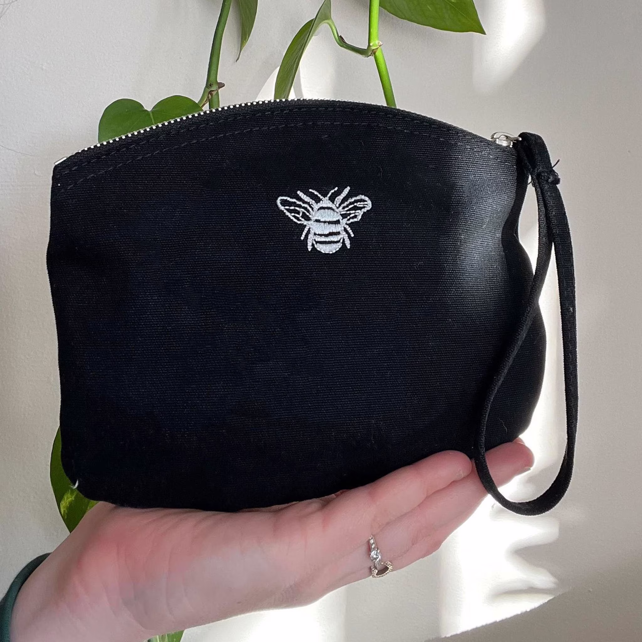Personalised Organic Cotton Make-Up Bag - Eco Friendly Wash