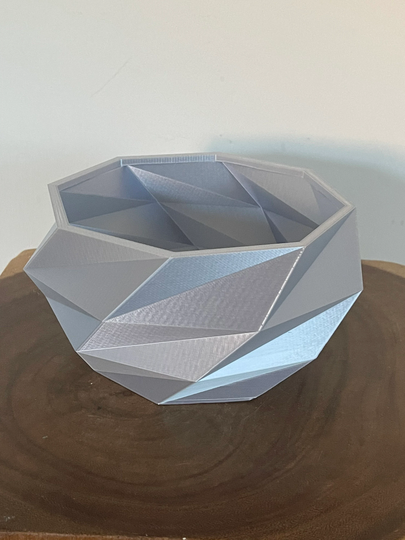 3D Printed Decorative Indoor Plant Pot Planter 100Mm Height, 180 Mm Width