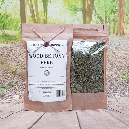 Wood Betony Herb | Stachys Officinalis Health Embassy 100% Natural Herbal Tea