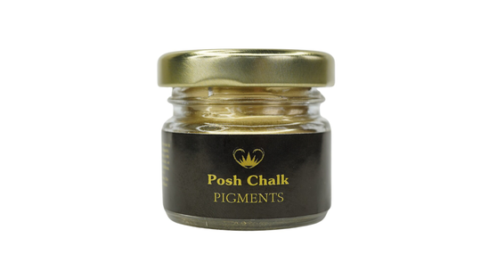 Posh Chalk Pigments , Metallic Powder , Liquid Metal Finish Pale Gold