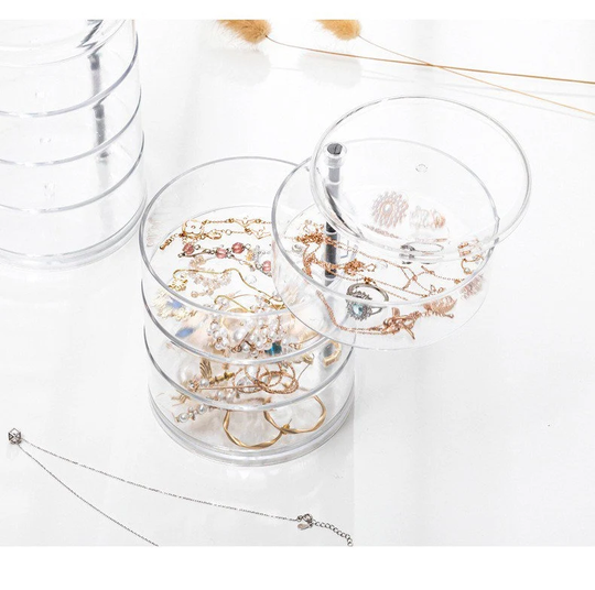 Stationary Rotatable Organizer, Accessories Cases, Clear Organizer. Best Gift For Students