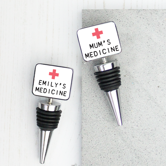 Personalised Medicine Bottle Stopper
