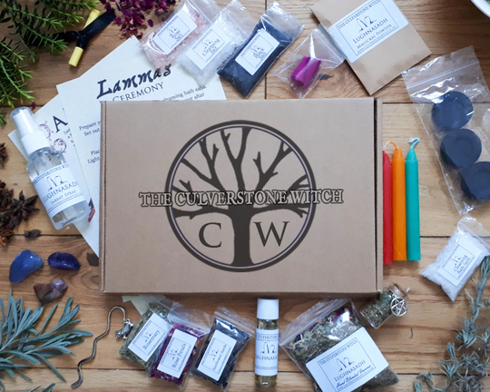 Sabbat Kit - Lammas Witchcraft , Spell Kit, Starter Beginners Solitary, Hedge, Wicca, Casting, Baby Witch, Apothecary Set