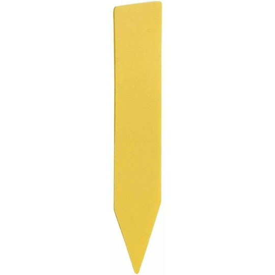1Pcs Plastic Plant Name Tag Flower Tag Marker Seed Name Stake Tags Nursery Seedling Labels for Potted Garden Herbs Flowers Vegetables(Yellow)