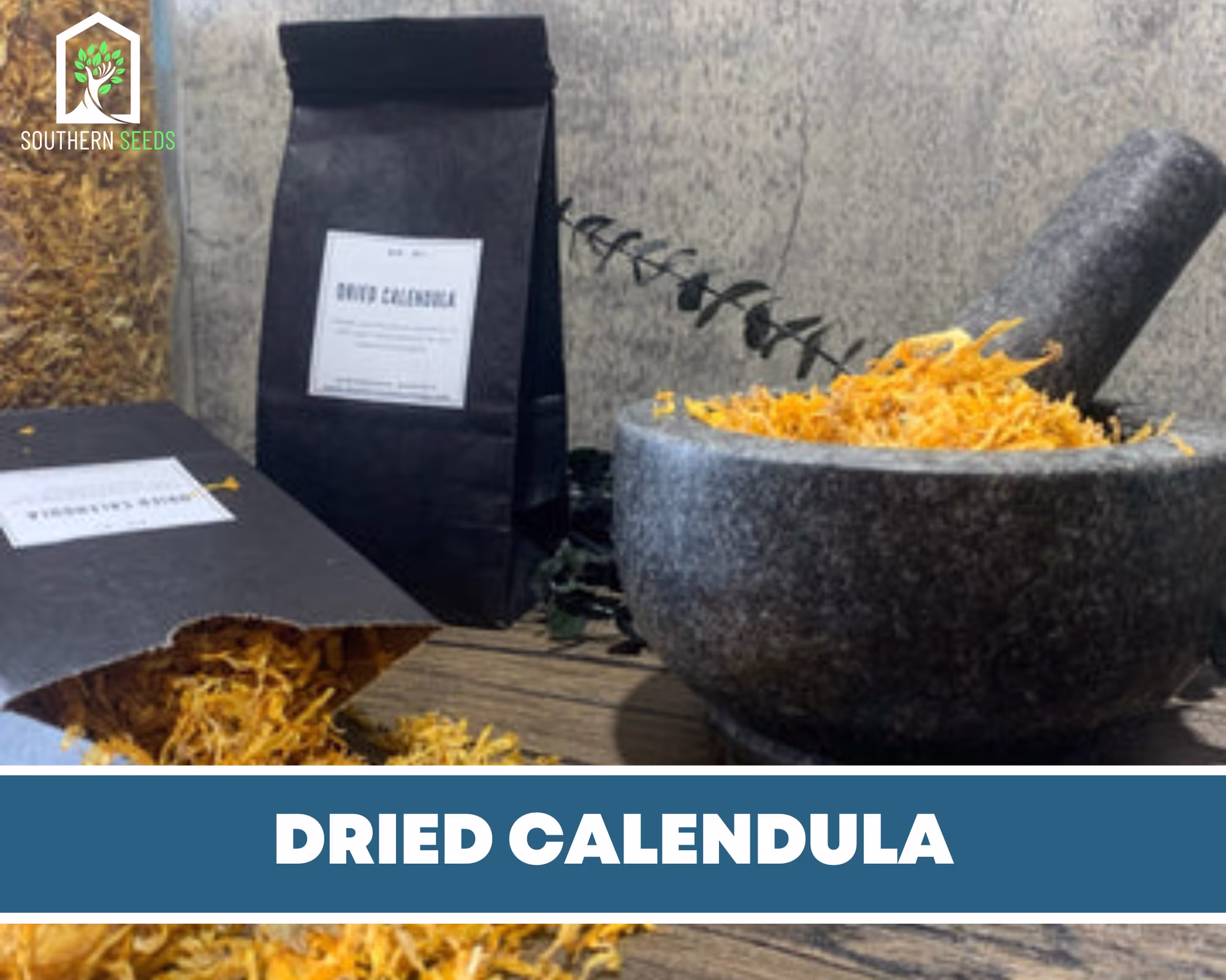 Dried Calendula Petals - 2 Cups | Calendula Officinalis