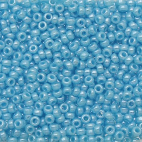 Miyuki Seed Beads 11/0 Opaque Lt.blue Lustered , 0433-New