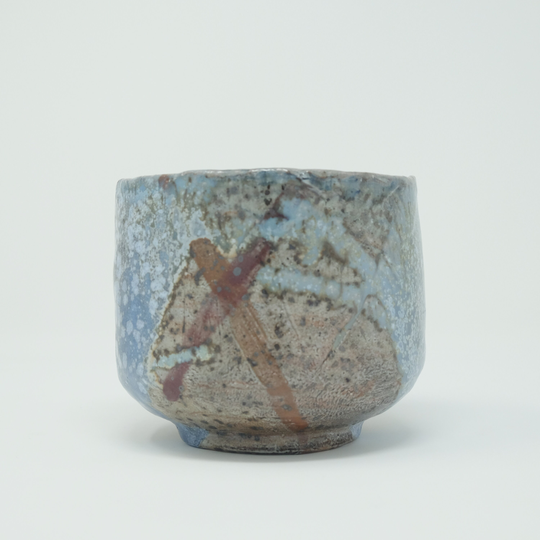 Wood Fired Porcelain Tea Bowl For Matcha