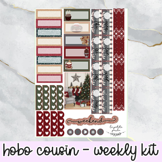 Sweetest Season - Planner Sticker Kit Bundle & Set For Hobonichi Cousin A5, Jibun B6 Wonderland B6, Choose The Planner, Hobo Cousin