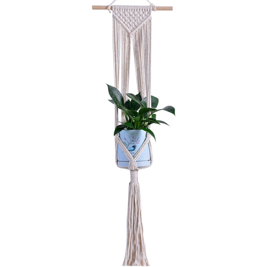 Macrame Plant Hanger Decorative Flower Pot Holder Indoor Outdoor Hanging Planter Basket Cotton Rope Home Decor,model: Type 8 - model: Type 8