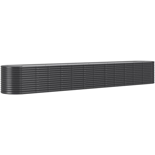 Vidaxl - Garden Planter Powder-coated Steel 512x80x68 cm Anthracite Anthracite
