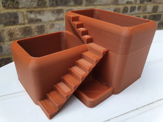 Dual Succulent Home Desk Corner Planter Pot